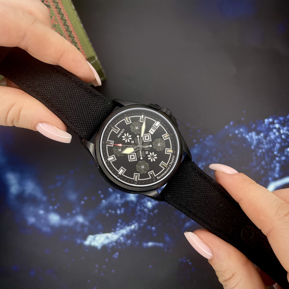 Awarder Embroidery Black-Army Green Black Automatic 10ATM - 3