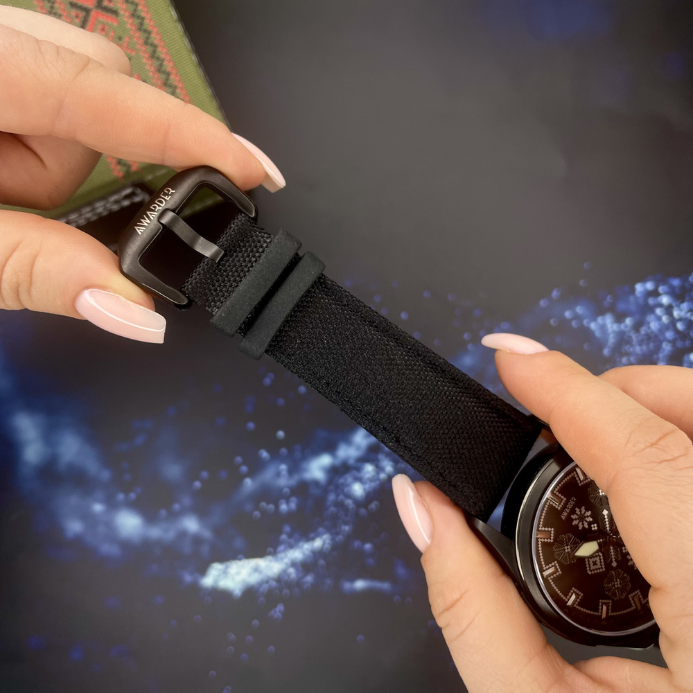 Awarder Embroidery Black-Army Green Black Automatic 10ATM - 7