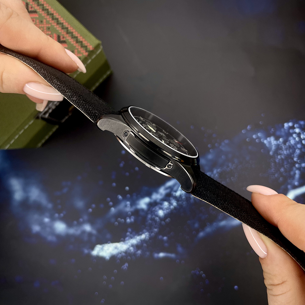 Awarder Embroidery Black-Army Green Black Battery 10ATM - 7