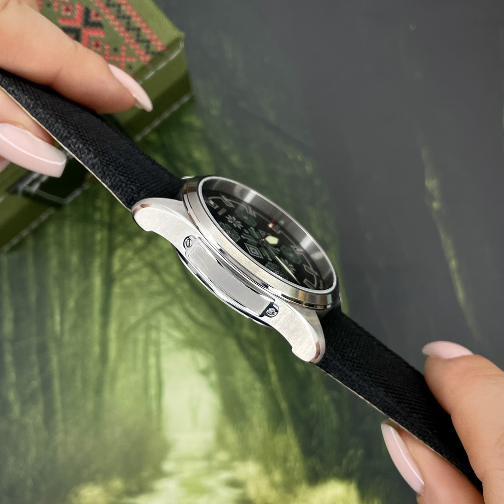 Awarder Embroidery Silver-Green Black Battery 10ATM - 7