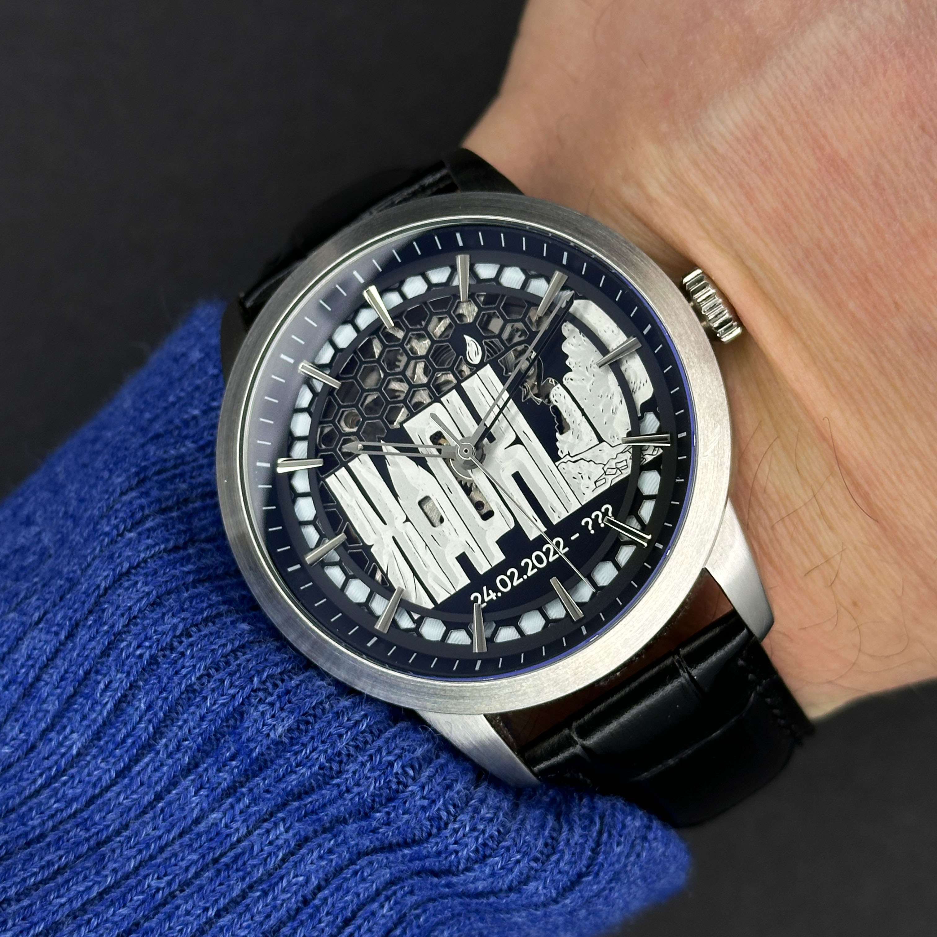 Awarder Незламний Харків Silver-Black Automatic - 3
