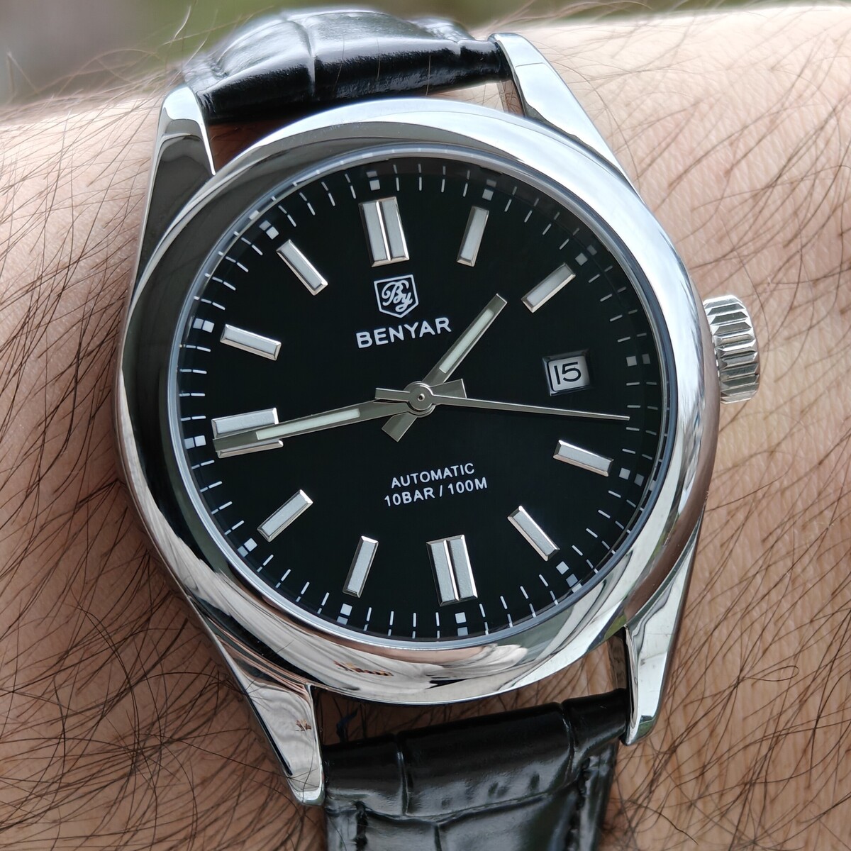 Benyar Automatic Leather Deluxe, 2 ремінці - 7