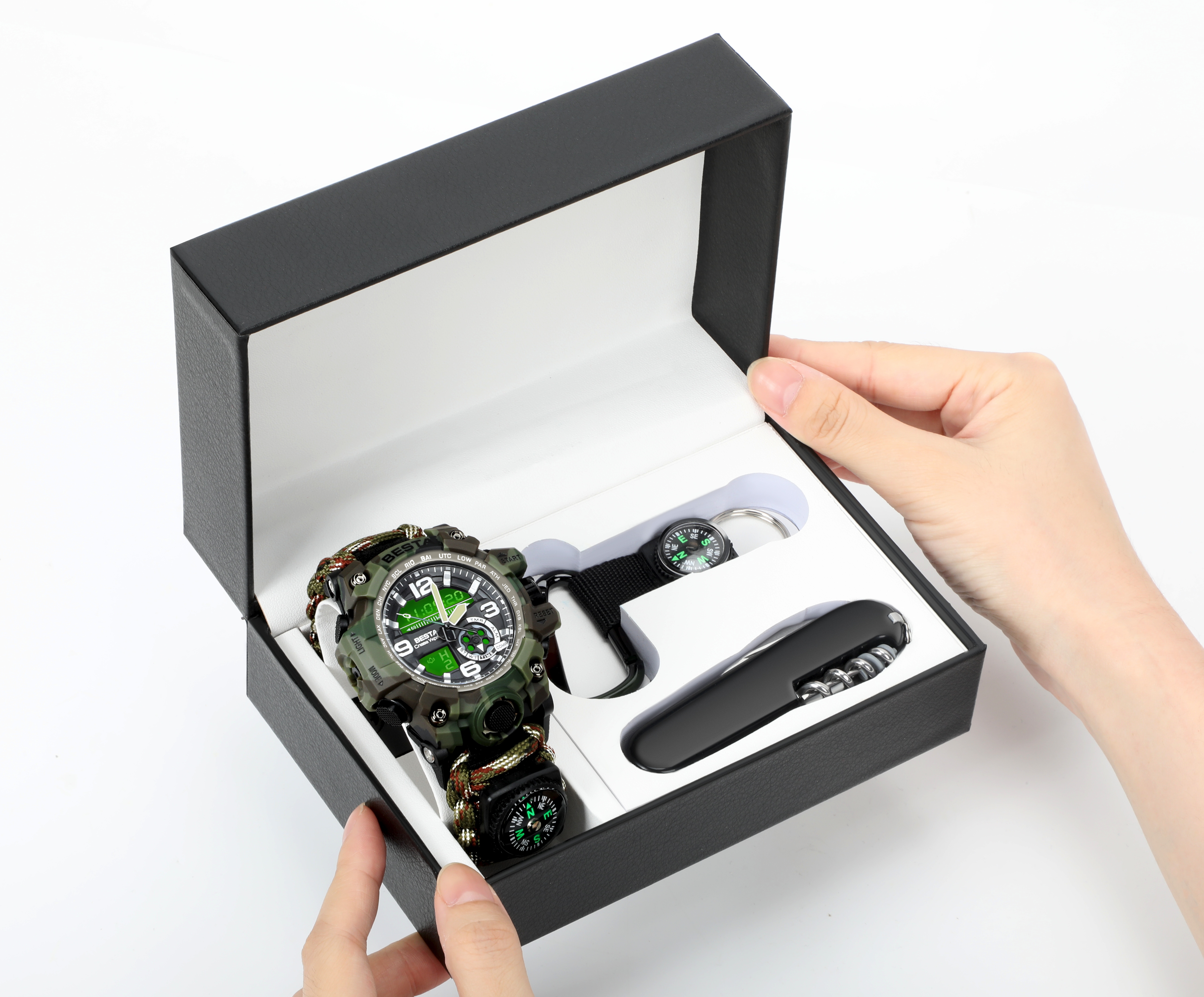 Besta Box Military Set подарунковий набір, з компасом - 4