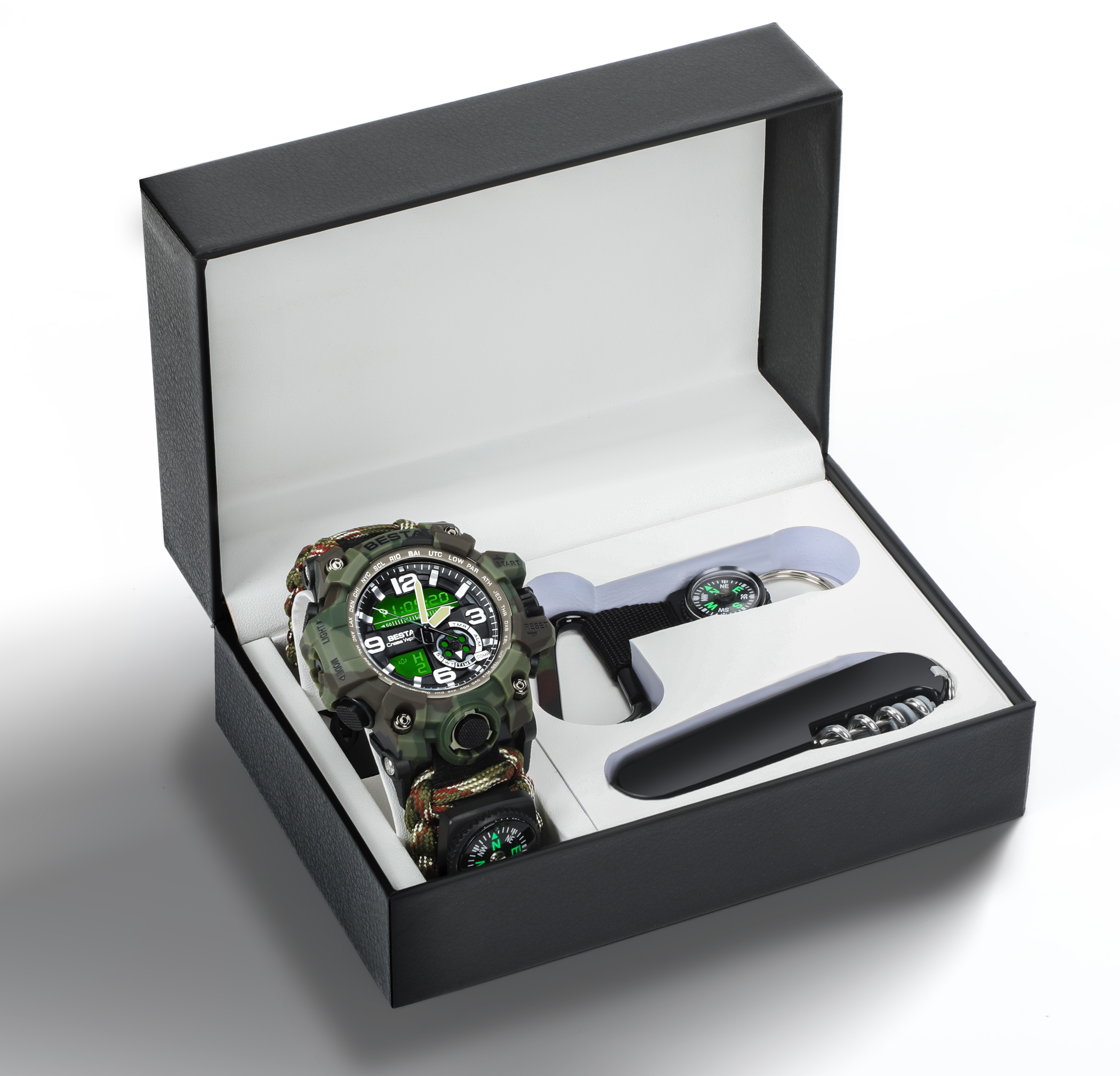 Besta Box Military Set подарунковий набір, з компасом - 9