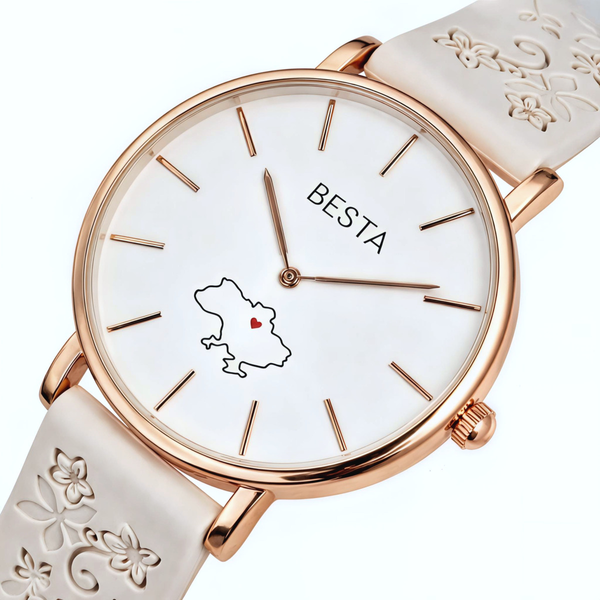 Besta Love UA Beige Flower, 2 ремінці