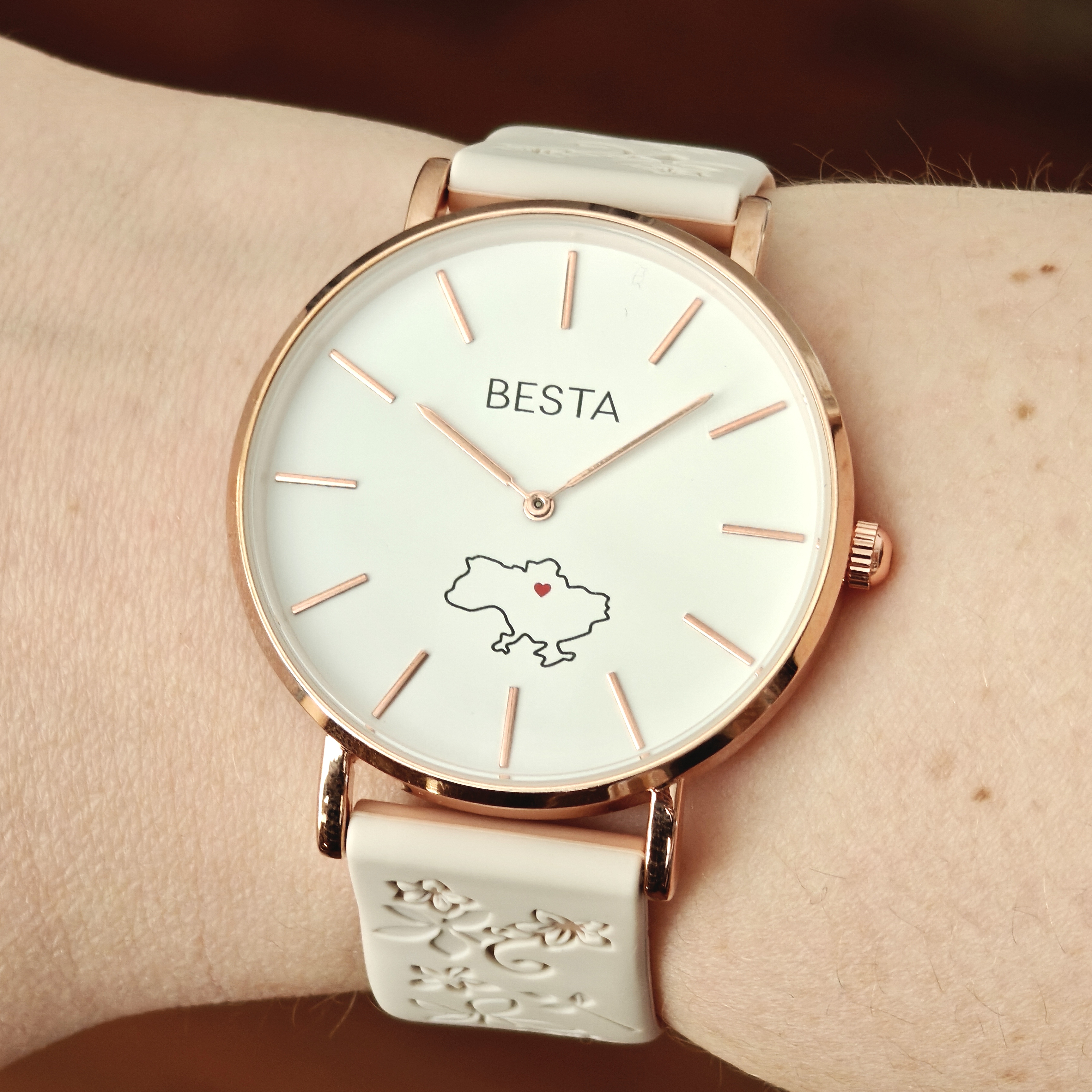 Besta Love UA Beige Flower, 2 ремінці - 4