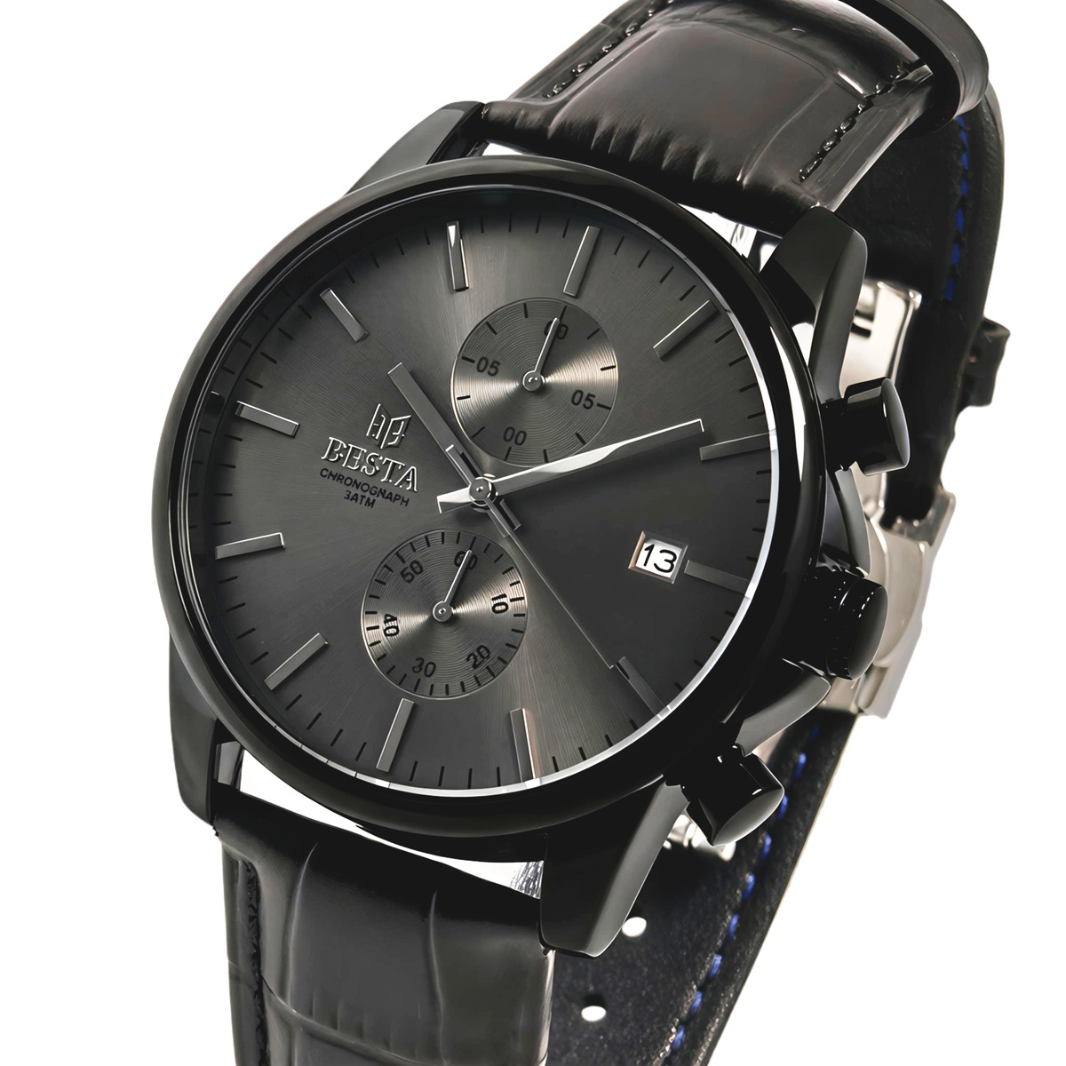 Besta Mars Premium Leather Black, 2 ремінці - 2