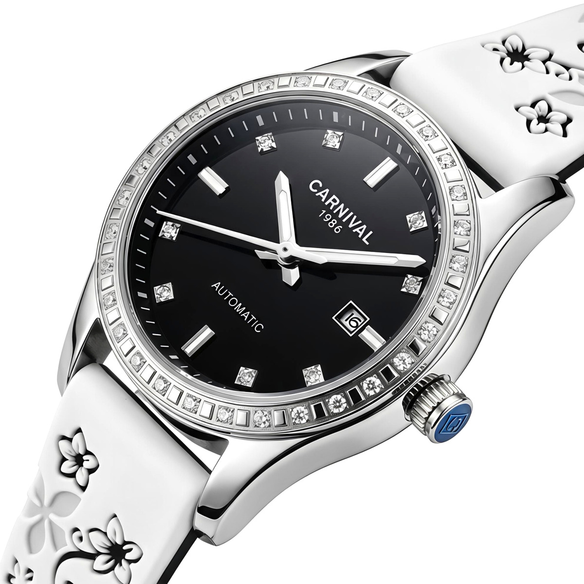 Carnival Luiza Black Flower, 2 ремінці