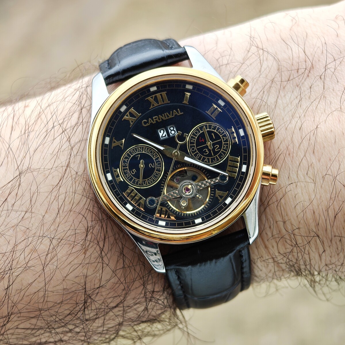 Carnival Sappfire Silver Leather Deluxe, 2 ремінці - 8