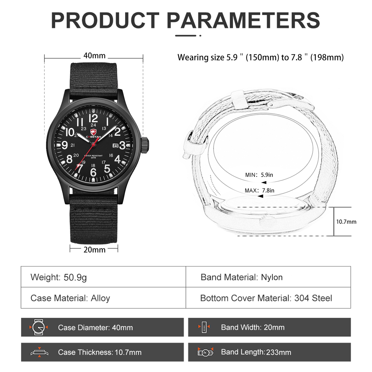 Cheetah Command Black - 7