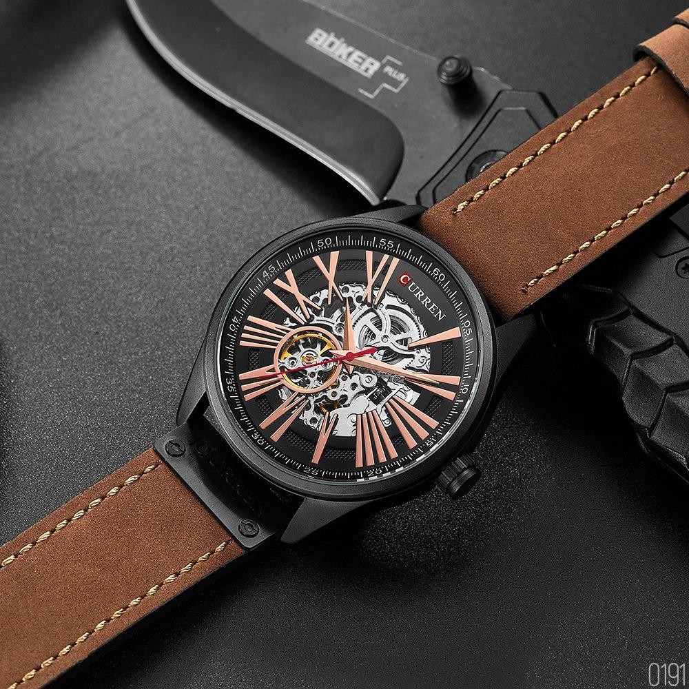 Curren 8299 Black-Gold-Brown - 5