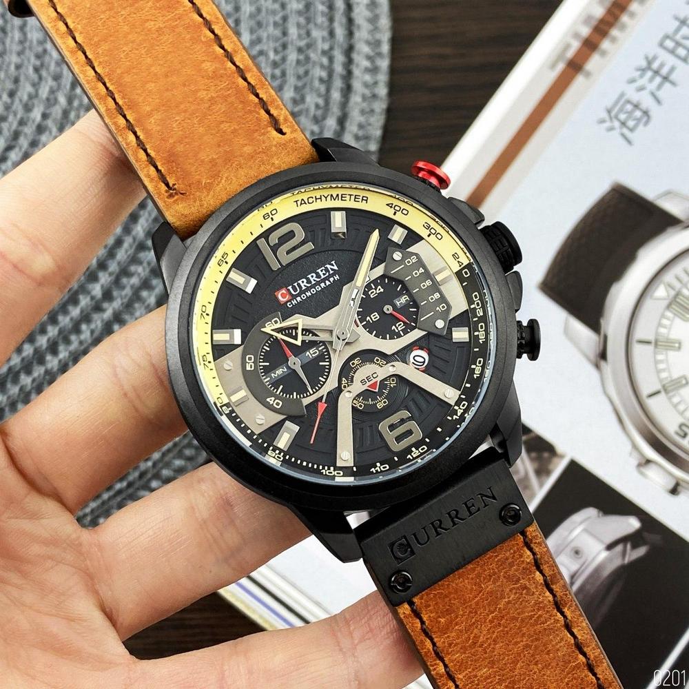 Curren 8329 Black-Brown - 5