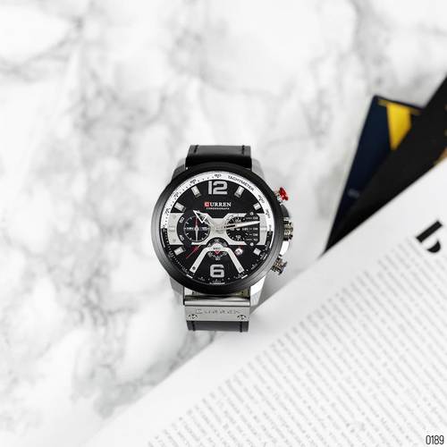 Curren 8329 Black-Silver - 3