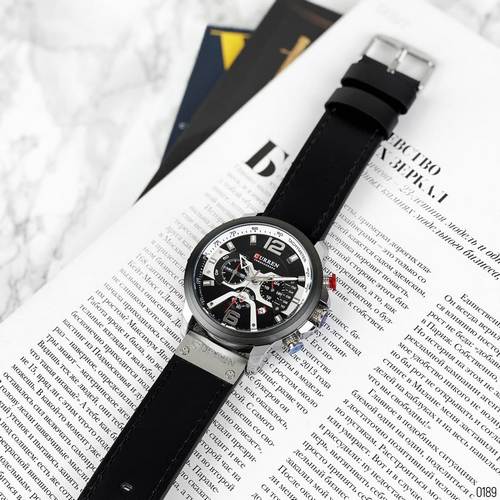 Curren 8329 Black-Silver - 4