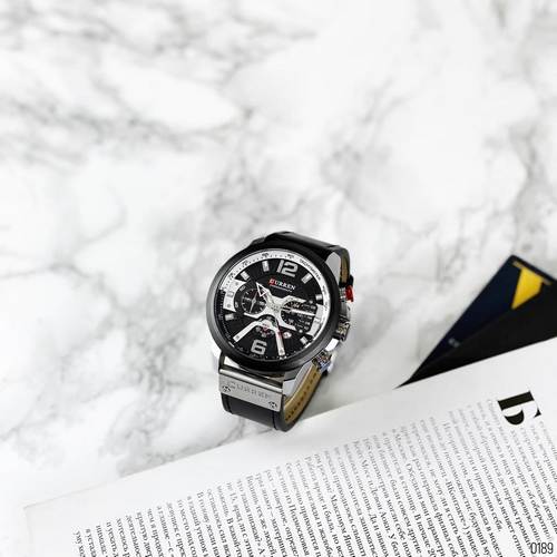 Curren 8329 Black-Silver - 5