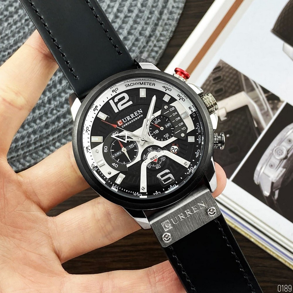 Curren 8329 Black-Silver - 6