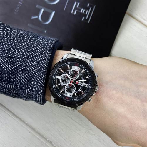 Curren 8336 Silver-Black - 6