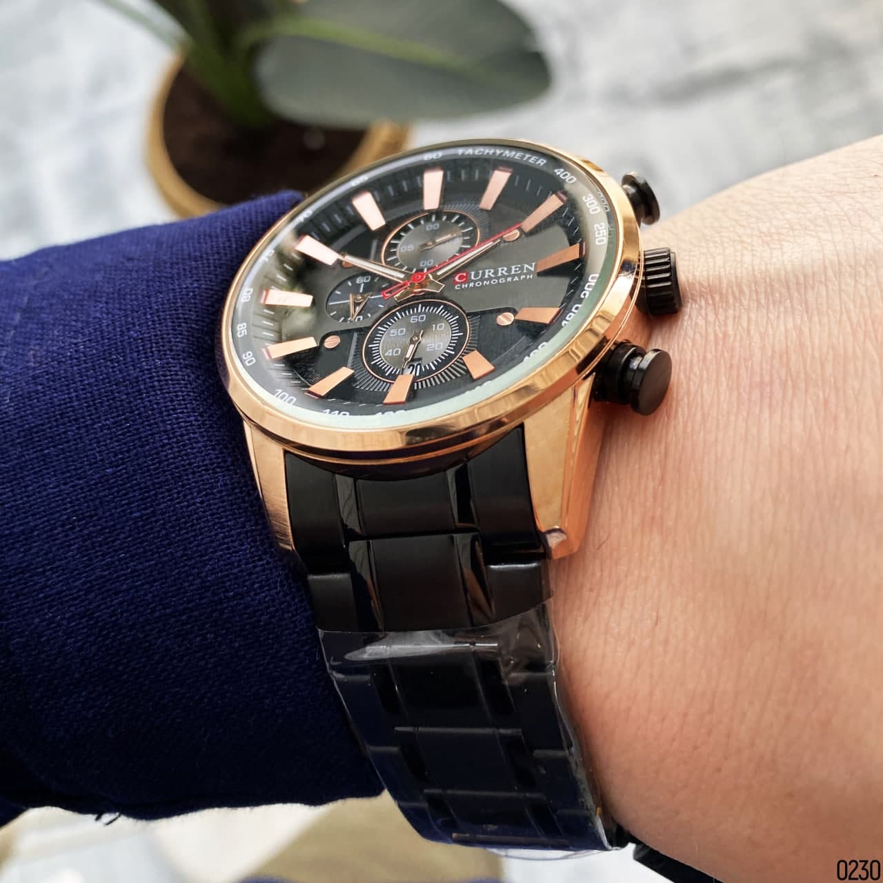 Curren 8351 Black-Cuprum - 8