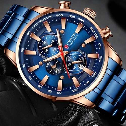 Curren 8351 Blue-Cuprum - 2