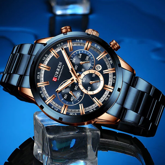 Curren 8355 Blue-Cuprum - 2