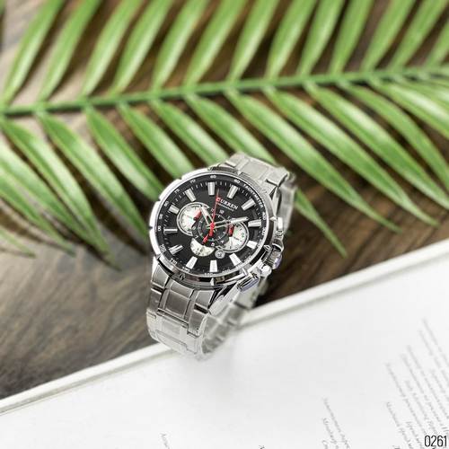 Curren 8363 Silver-Black - 3