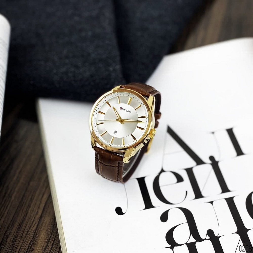 Curren 8365 Brown-Gold-White - 5