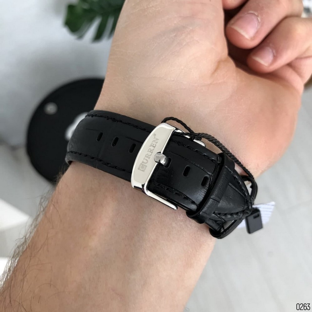 Curren 8365 Silver-Black - 9