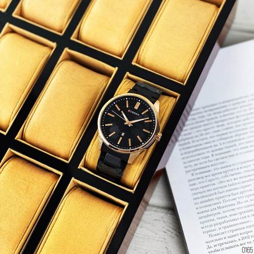 Curren 8366 Black-Gold - 5