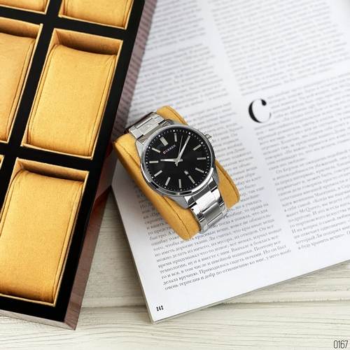 Curren 8366 Silver-Black - 6