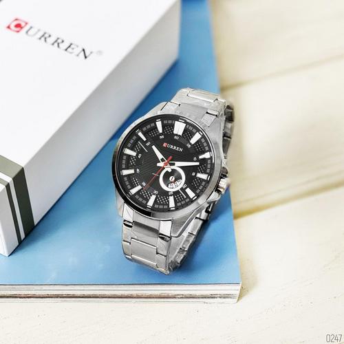 Curren 8372 Silver-Black - 3