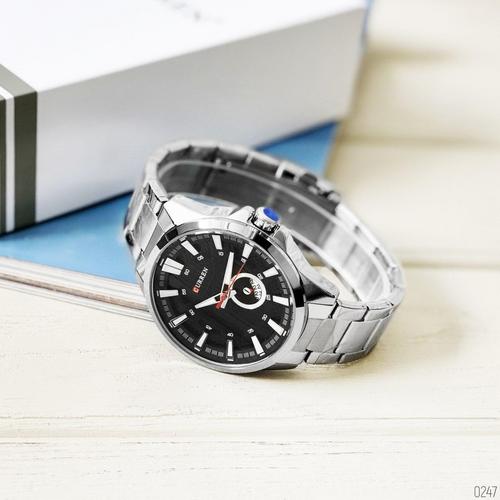 Curren 8372 Silver-Black - 4