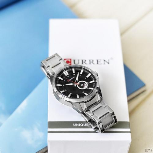 Curren 8372 Silver-Black - 5