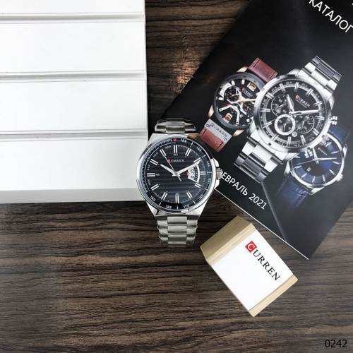 Curren 8375 Silver-Black - 4