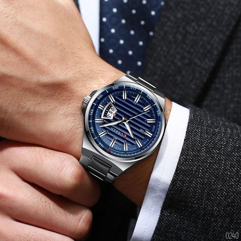 Curren 8375 Silver-Blue - 3