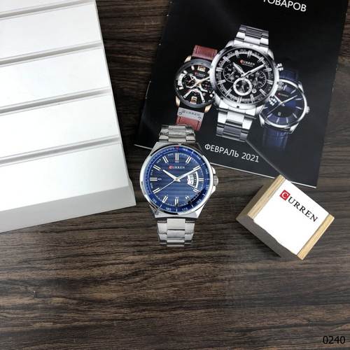 Curren 8375 Silver-Blue - 7