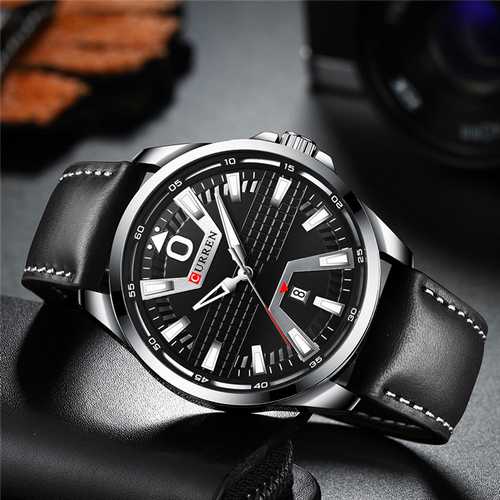 Curren 8379 Silver-Black - 2