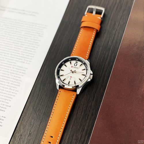 Curren 8379 Silver-White-Brown - 3