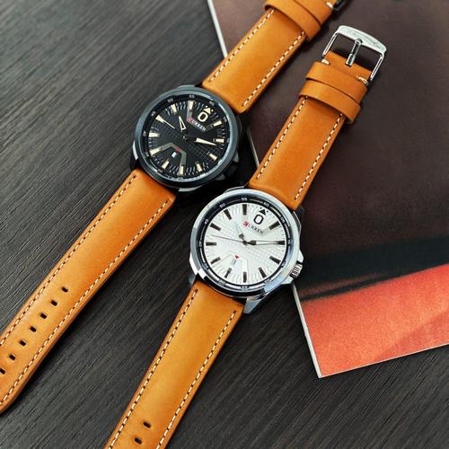 Curren 8379 Silver-White-Brown - 4