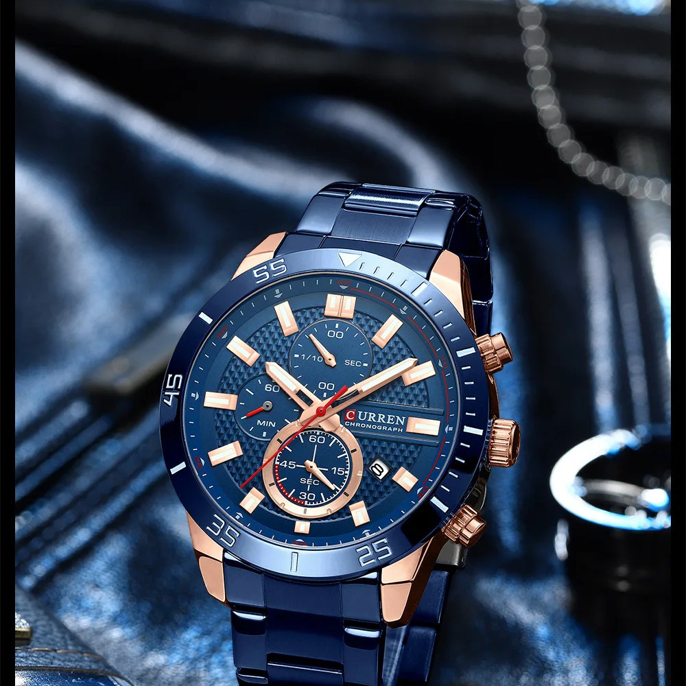 Curren 8417 Blue-Gold - 3