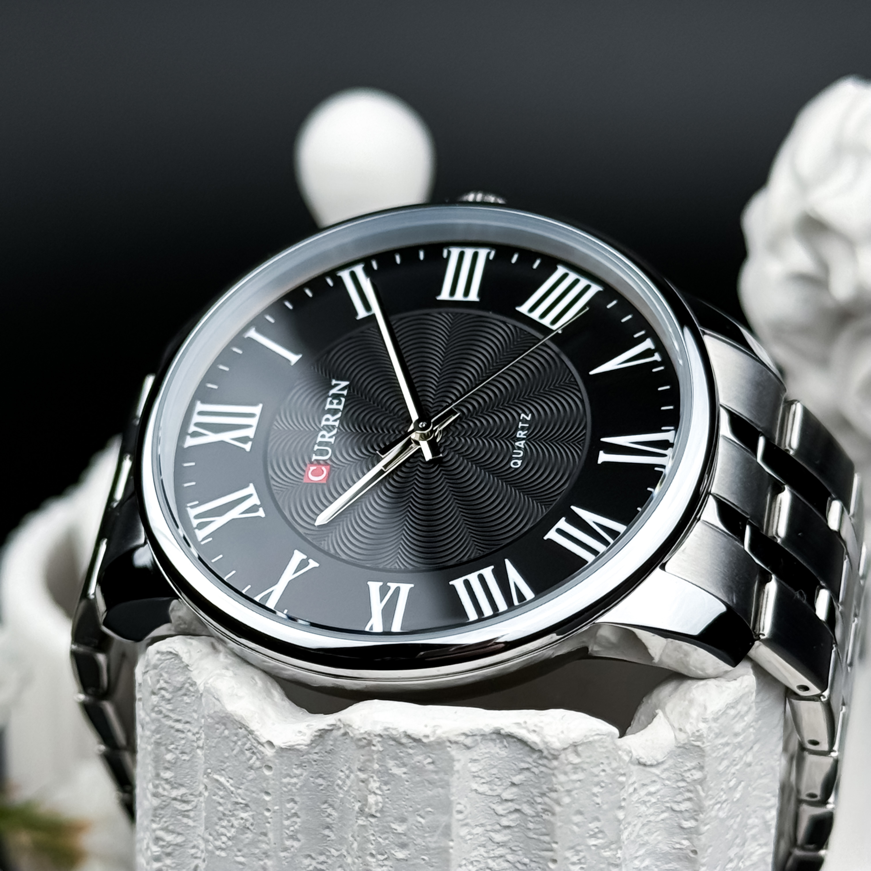 Curren 8422 Silver-Black - 11