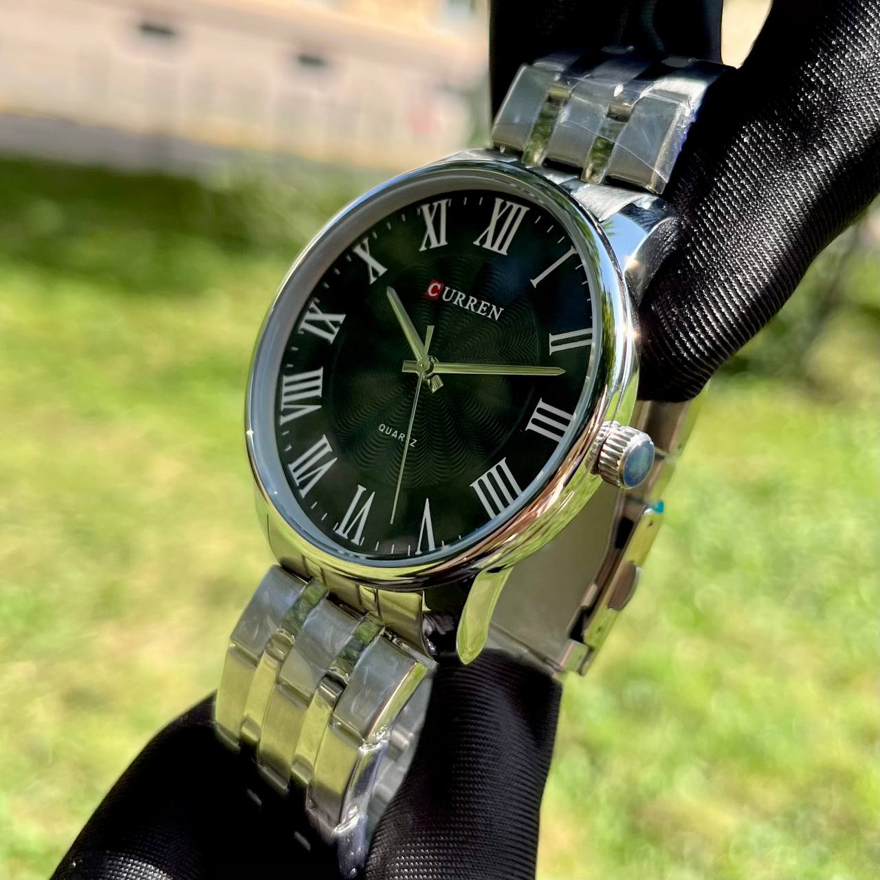 Curren 8422 Silver-Black - 6