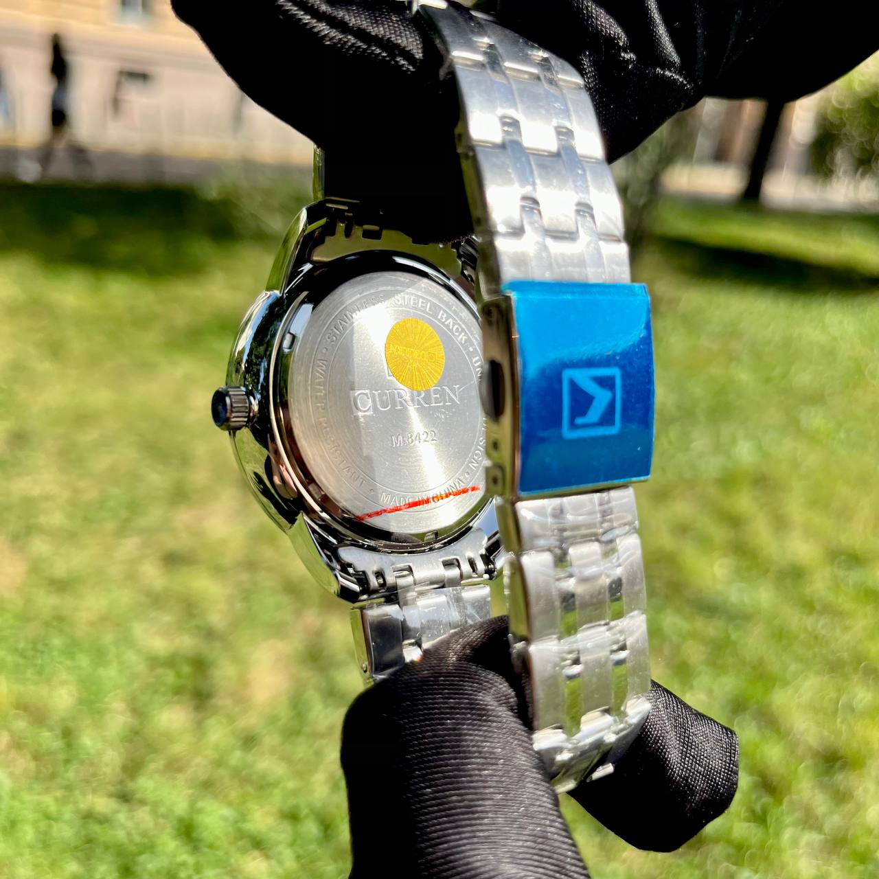 Curren 8422 Silver-Black - 9