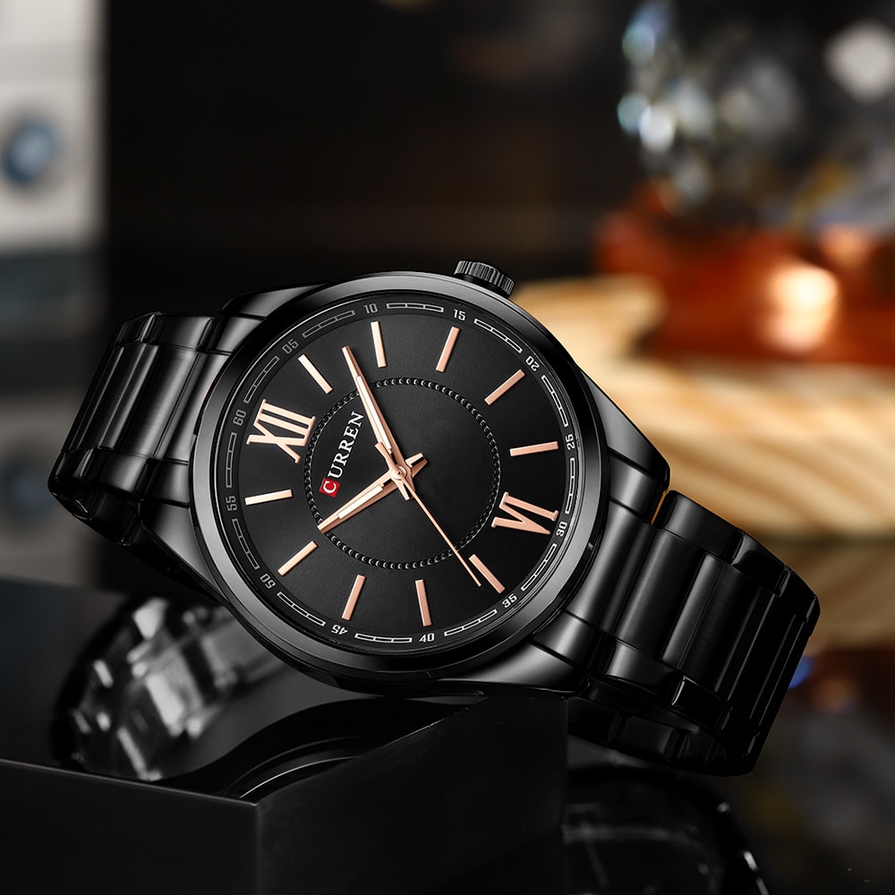 Curren 8423 All Black - 2