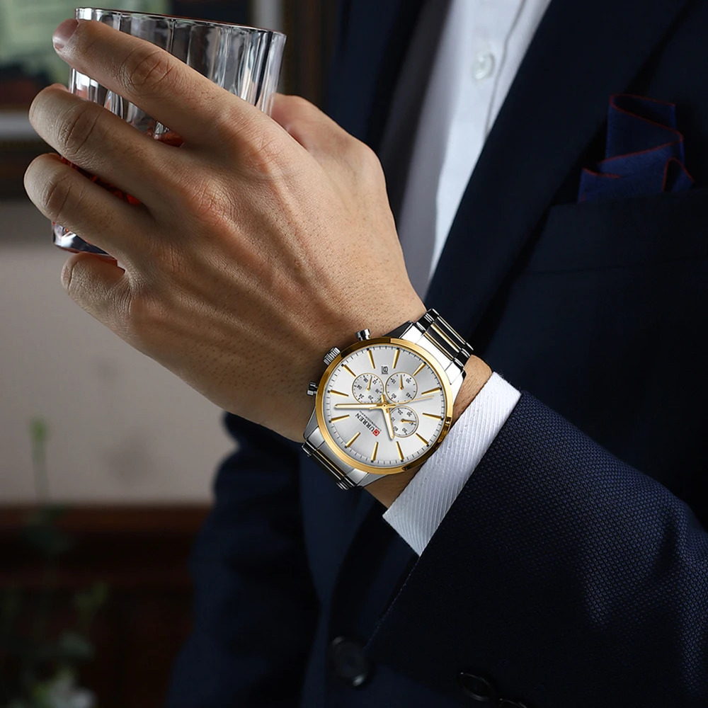 Curren 8435 Silver-Gold-Silver - 3