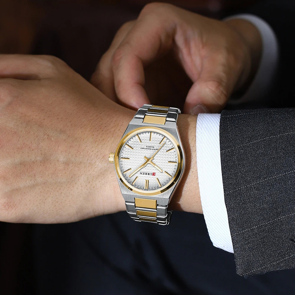 Curren 8439 Silver-Gold-White - 3