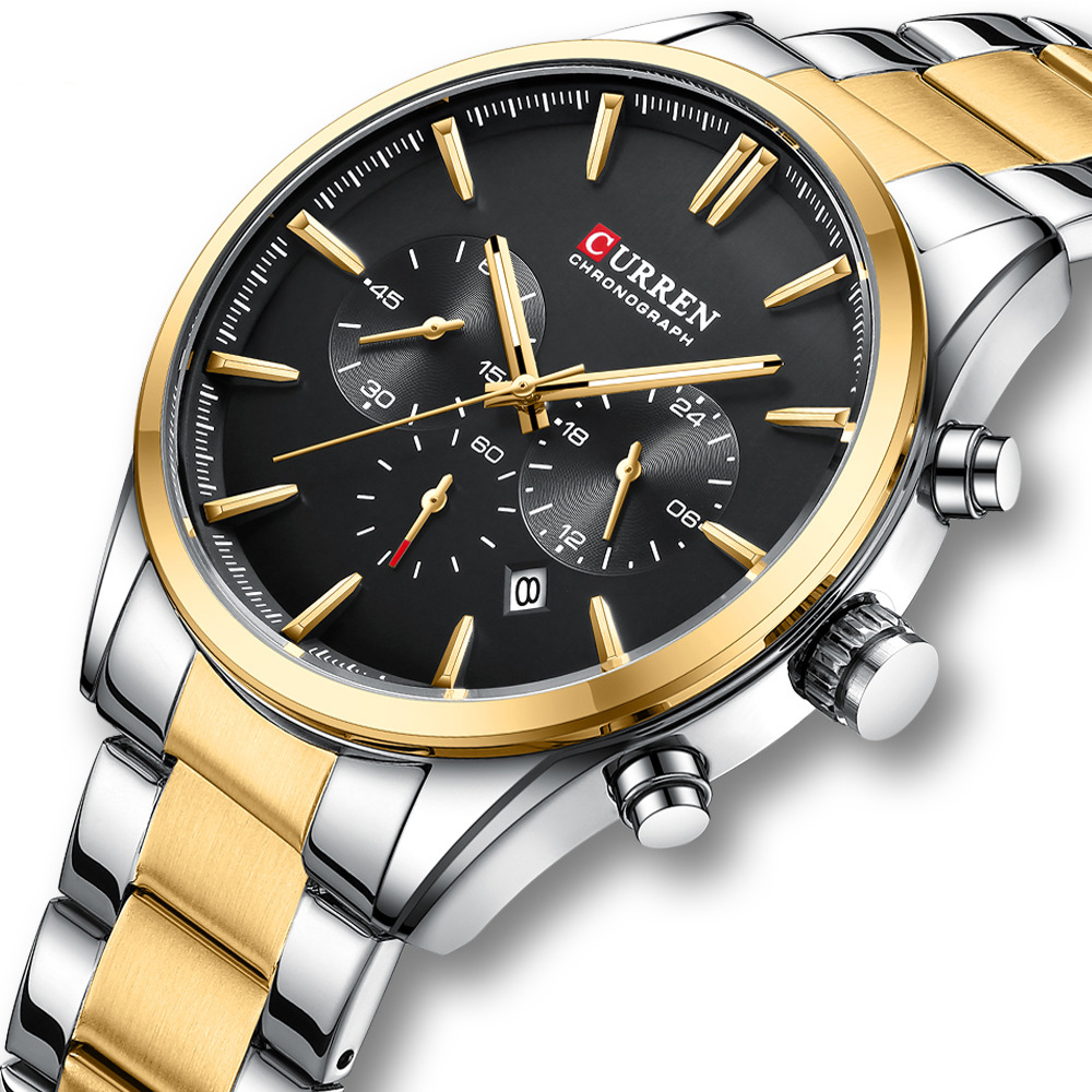 Curren 8446 Silver-Gold-Black - 2