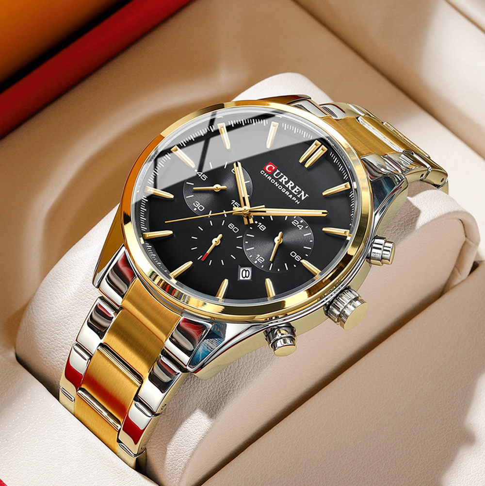 Curren 8446 Silver-Gold-Black - 4