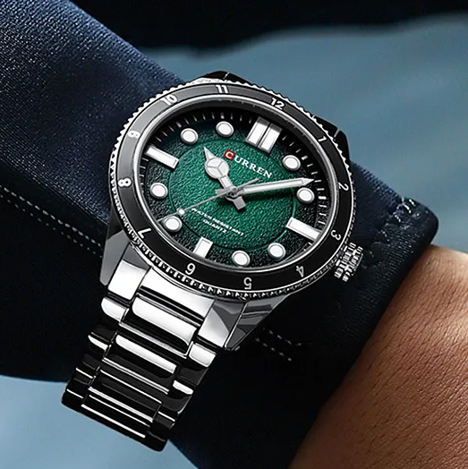 Curren 8450 Silver-Green - 4