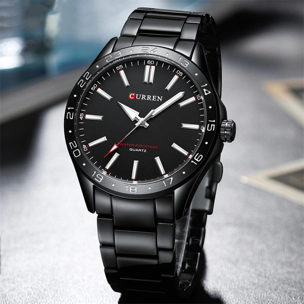 Curren 8452 All Black - 2