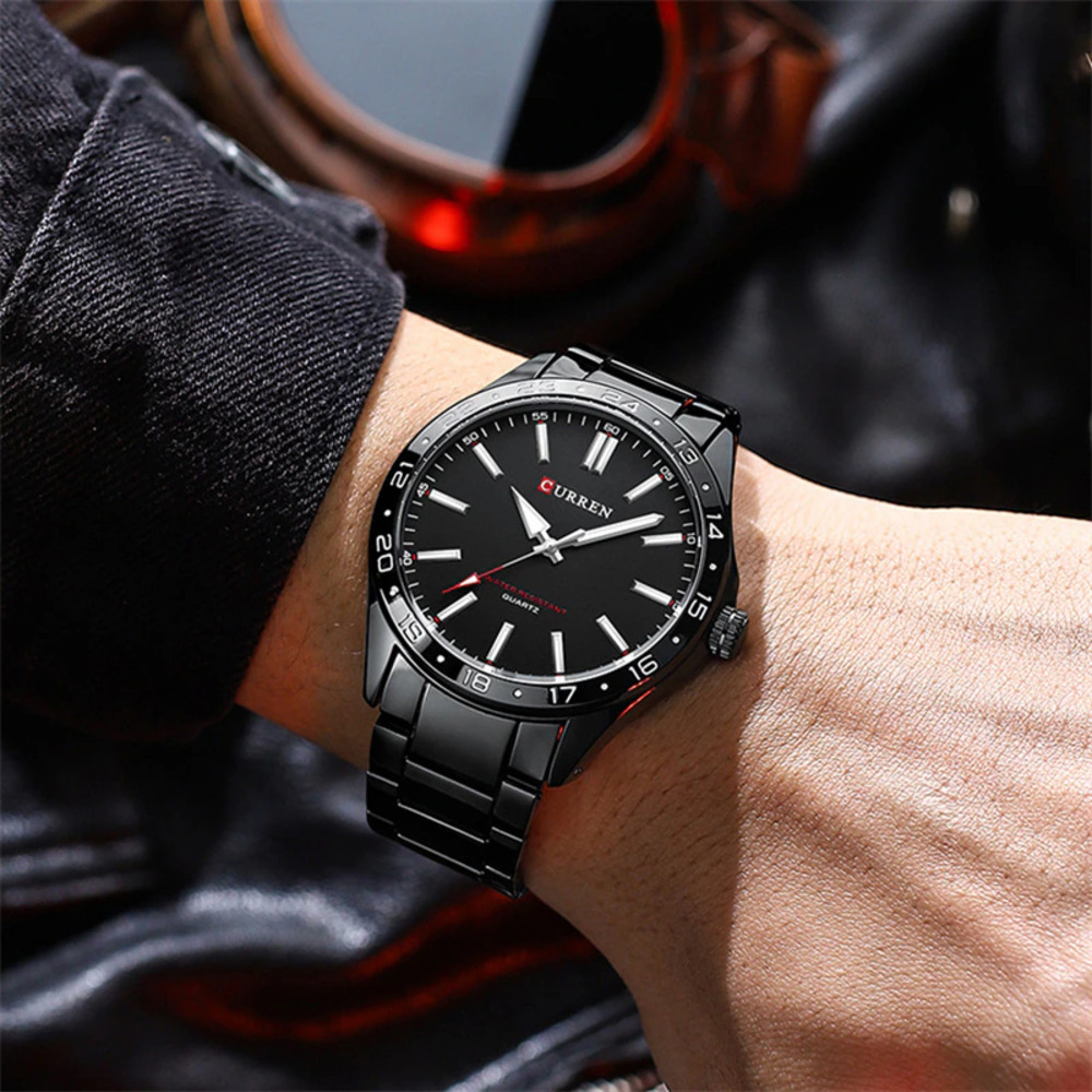 Curren 8452 All Black - 3